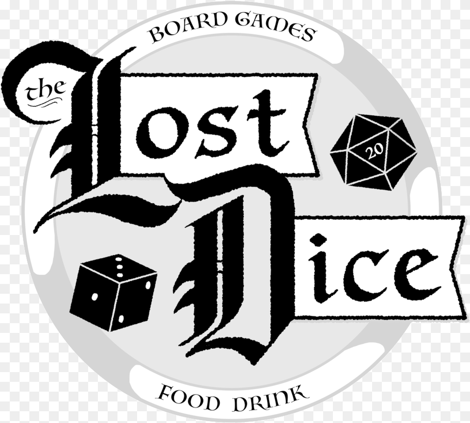 Lost Dice Small Trans Background, Symbol, Logo, Person Png Image