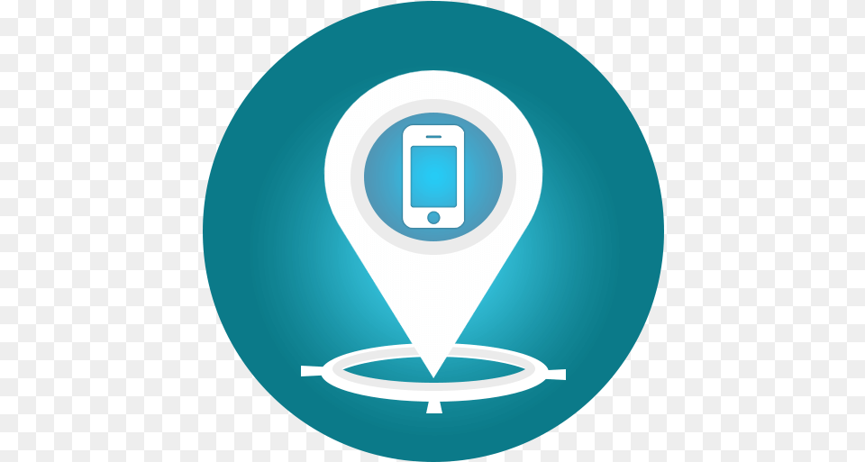 Lost Phone 1 Find My Phone Icon Teal, Disk, Electronics, Screen Free Png