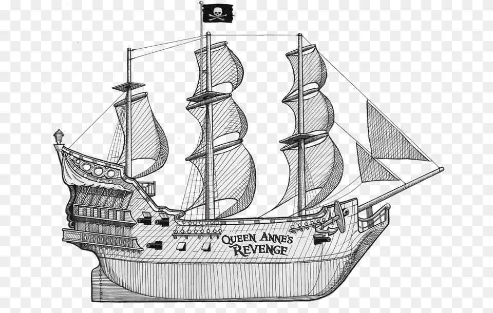 Lost Plunder Georgia State University News Draw Queen Annes Revenge Ship, Boat, Sailboat, Transportation, Vehicle Png