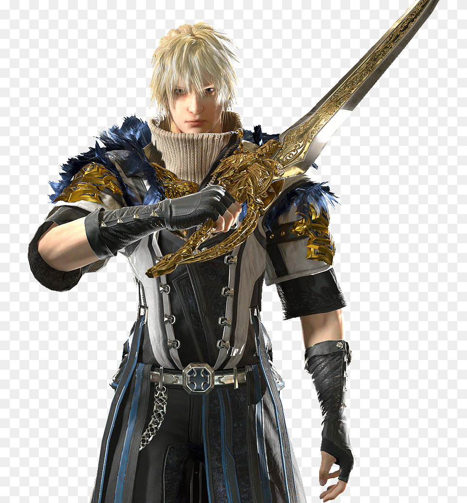 Lost Soul Aside Lost Soul Aside Kazer, Weapon, Clothing, Costume, Sword Free Png Download