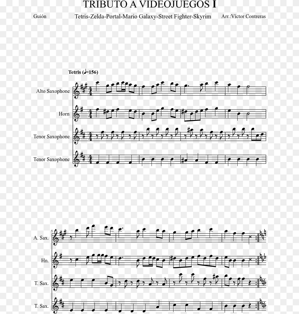 Lost Woods Alto Sax Sheet Music, Gray Free Transparent Png