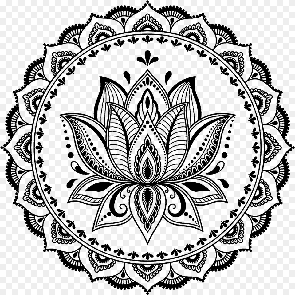 Lostus Flower Tattoo Vector Artwork Floral Lotus Lotus Flower Tattoo, Pattern, Chandelier, Lamp Png Image