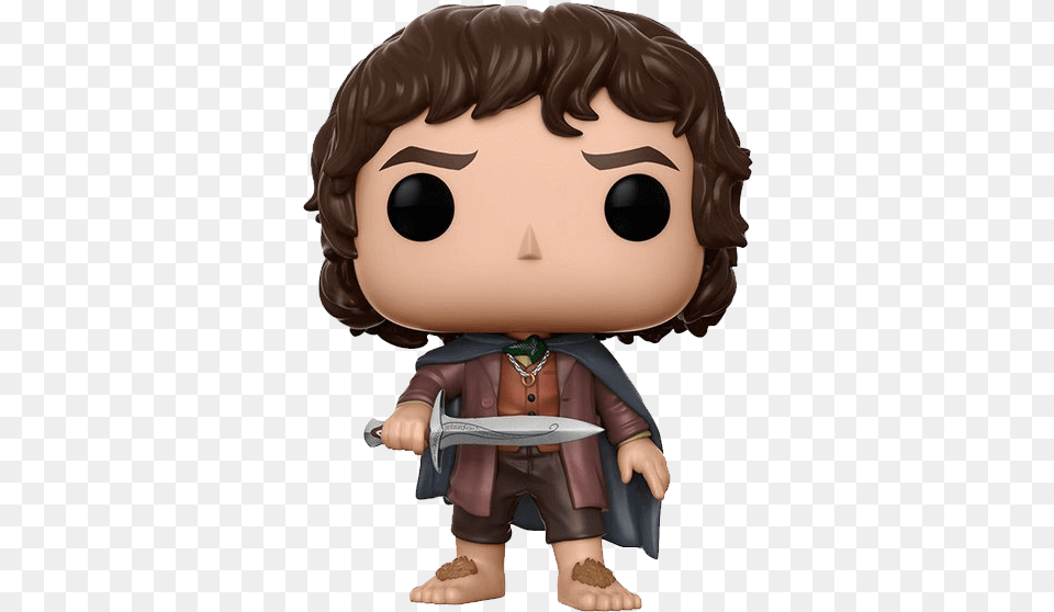 Lotr Frodo Baggins Pop Figure Funko Pop Lord Of The Rings Frodo Baggins, Baby, Person, Blade, Dagger Free Transparent Png