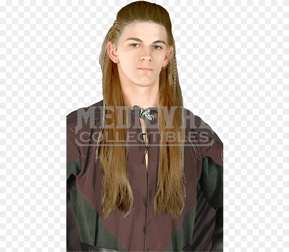 Lotr Legolas Wig Girl, Jacket, Clothing, Coat, Photography Free Png