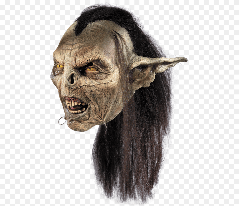 Lotr Moria Orc Mask Orc Lord Of The Rings Mask For Adults, Adult, Person, Woman, Female Png Image