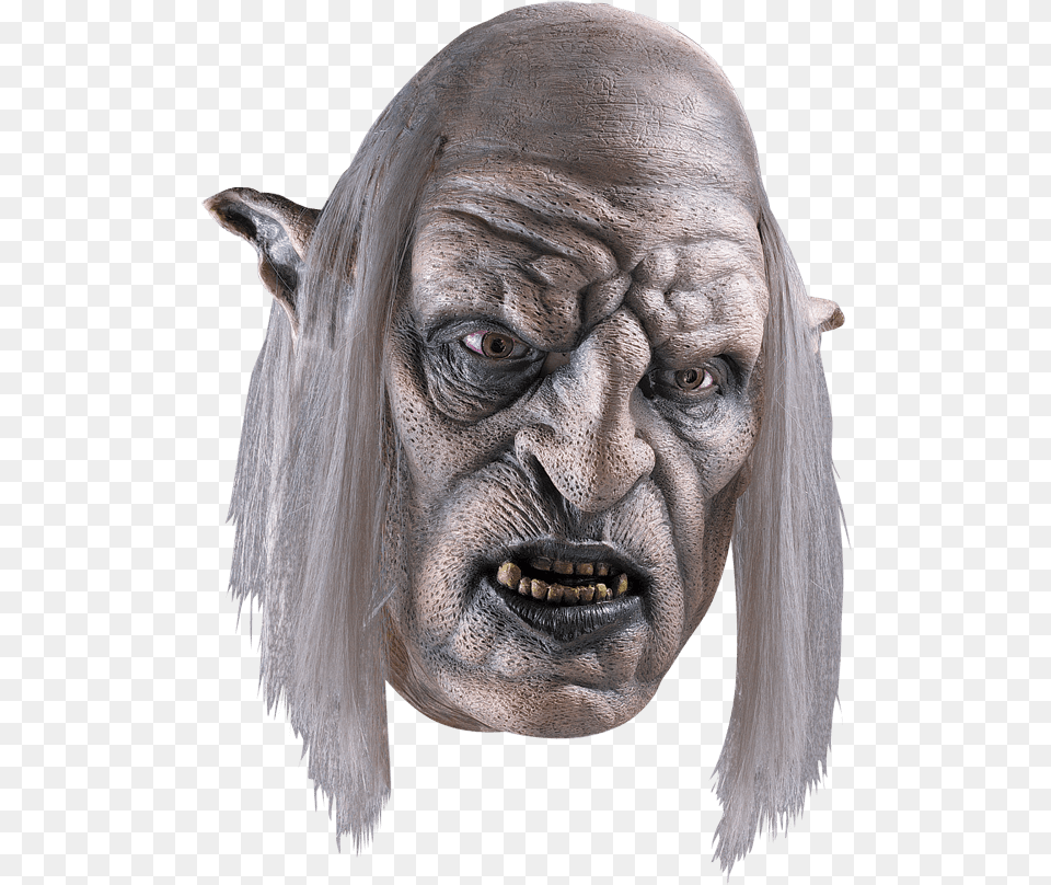 Lotr Orc Overseer Mask Lord Of The Rings Warlock, Face, Head, Person, Photography Free Png Download