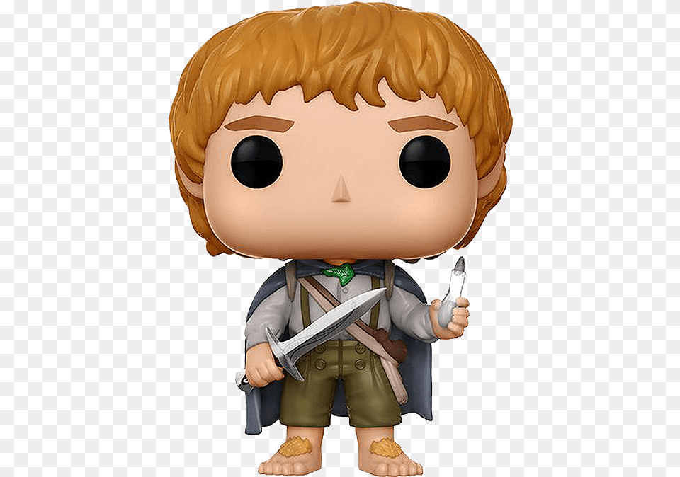 Lotr Samwise Gamgee Pop Figure Once The Young Hobbit Lord Of The Rings Sam Pop, Blade, Dagger, Knife, Weapon Free Png Download