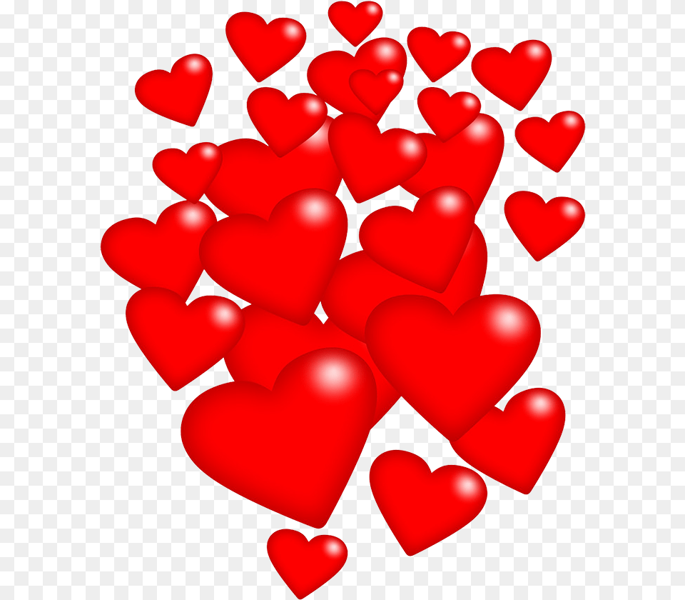 Lots Of Valentine Hearts Good Morning Lots Of Love, Heart, Symbol Free Transparent Png