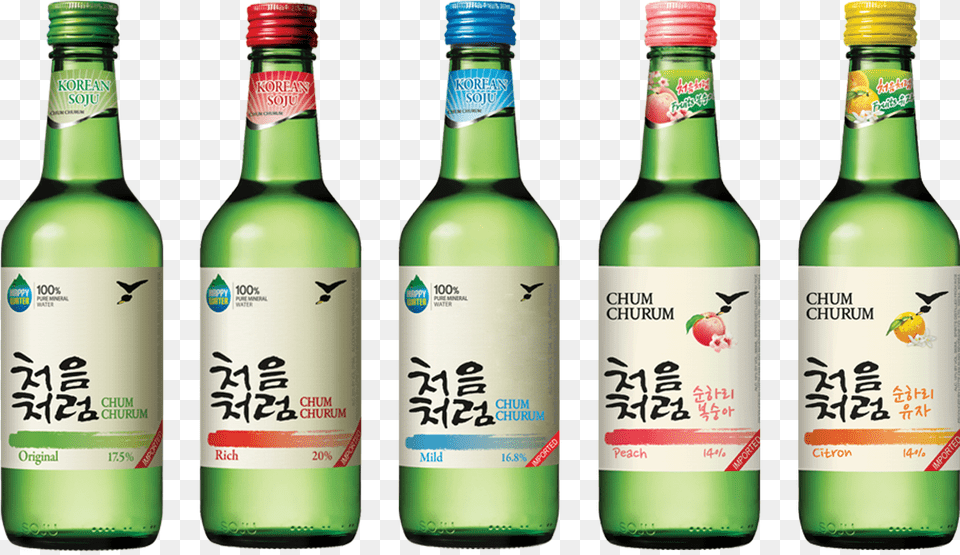 Lotte Chilsung Beverage Is A General Liquor Maker Specializing Chum Churum Soju Original, Alcohol, Beer, Sake Png