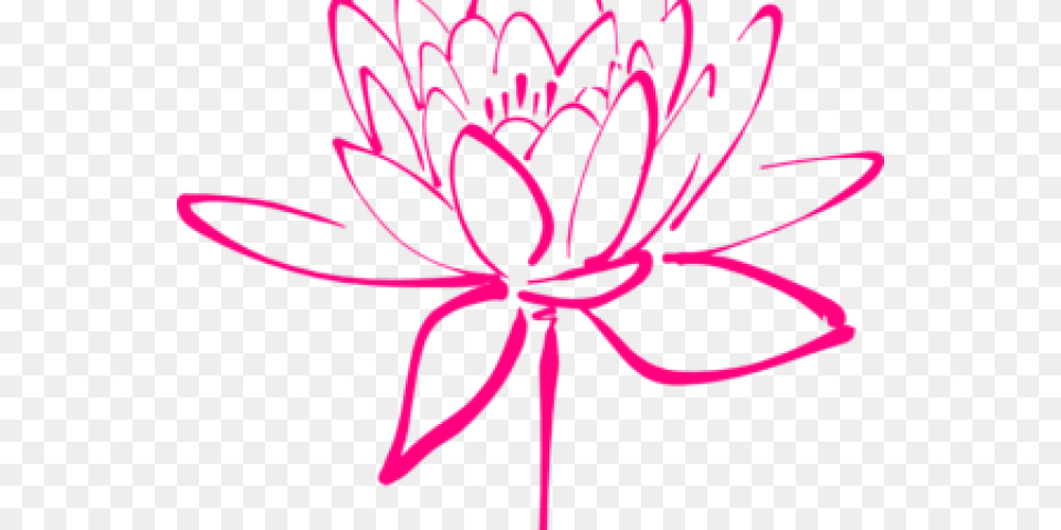 Lotus Black N White, Dahlia, Flower, Plant, Purple Png Image