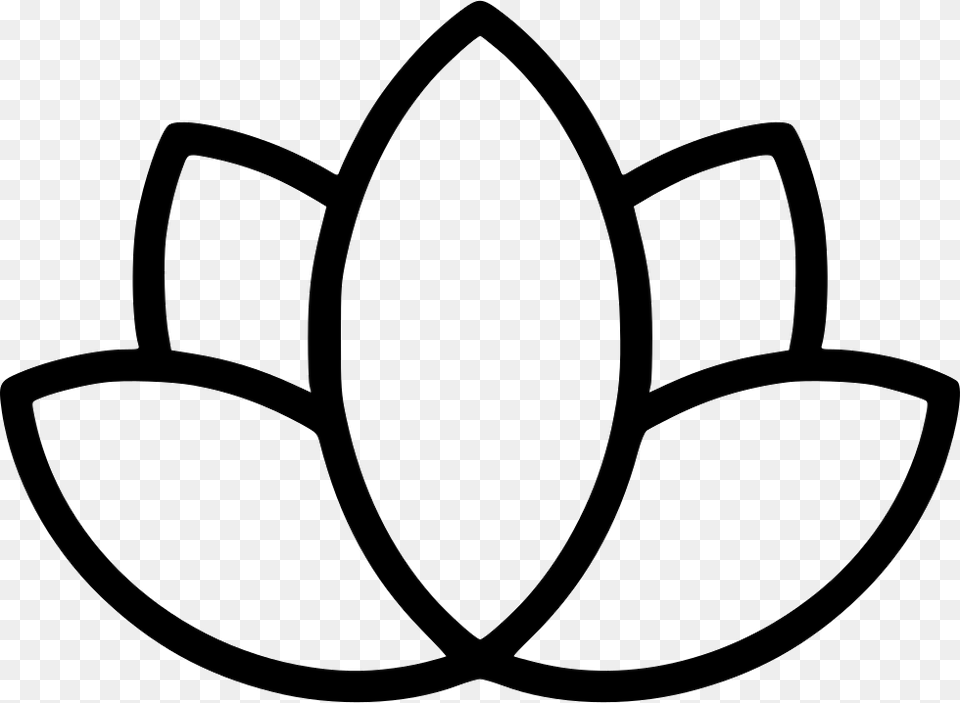 Lotus Clipart Yoga Symbol, Stencil, Smoke Pipe Png Image