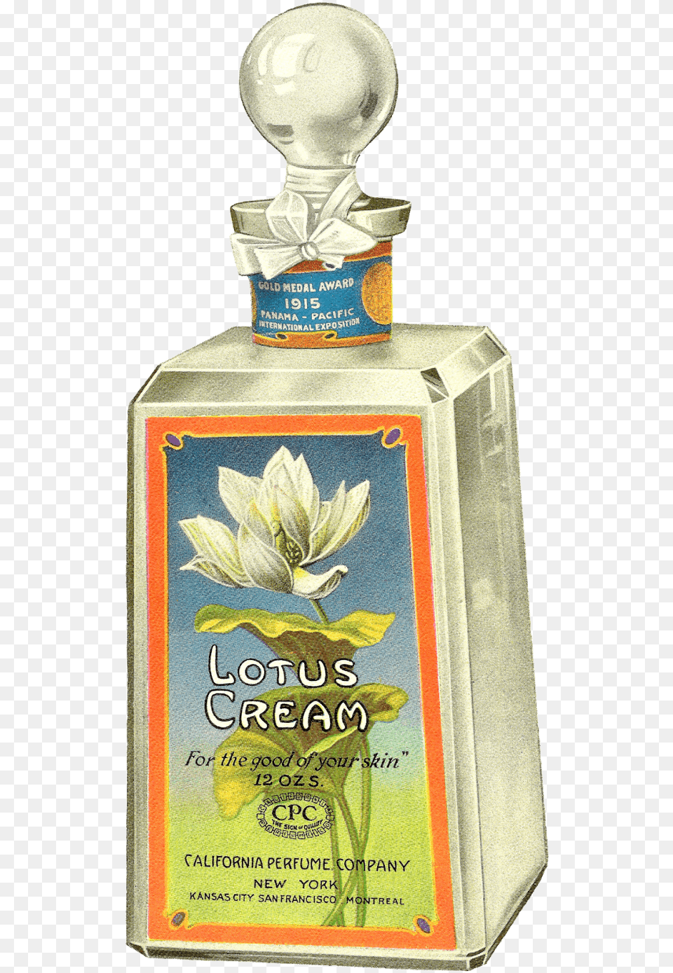 Lotus Cream Skin Lotion Lotion, Bottle, Cosmetics, Perfume, Baby Png Image