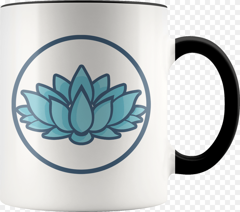Lotus Flower Buddhist Hindu Symbol 11oz Mug, Cup, Beverage, Coffee, Coffee Cup Free Png Download
