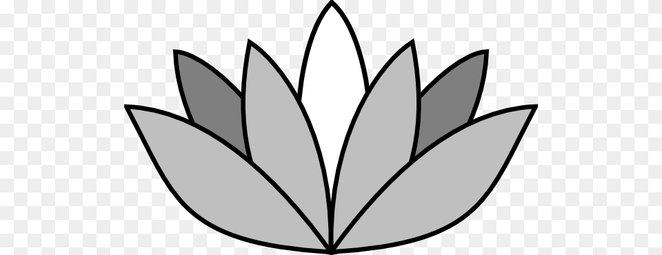 Lotus Flower Clipart Black White, Leaf, Plant, Herbal, Herbs Free Png