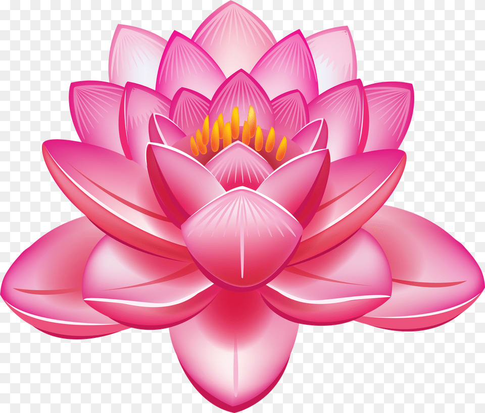 Lotus Flower Clipart Lotus Flower, Dahlia, Plant, Chandelier, Lamp Png Image