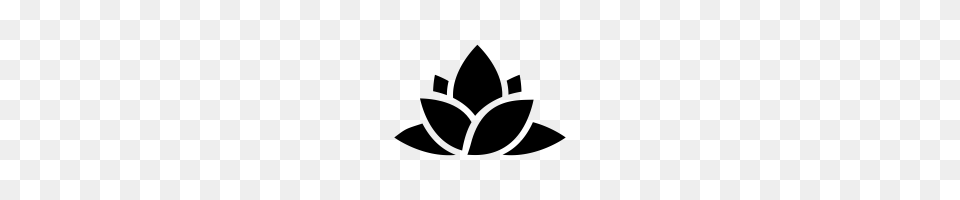 Lotus Flower Icons Noun Project, Gray Free Transparent Png