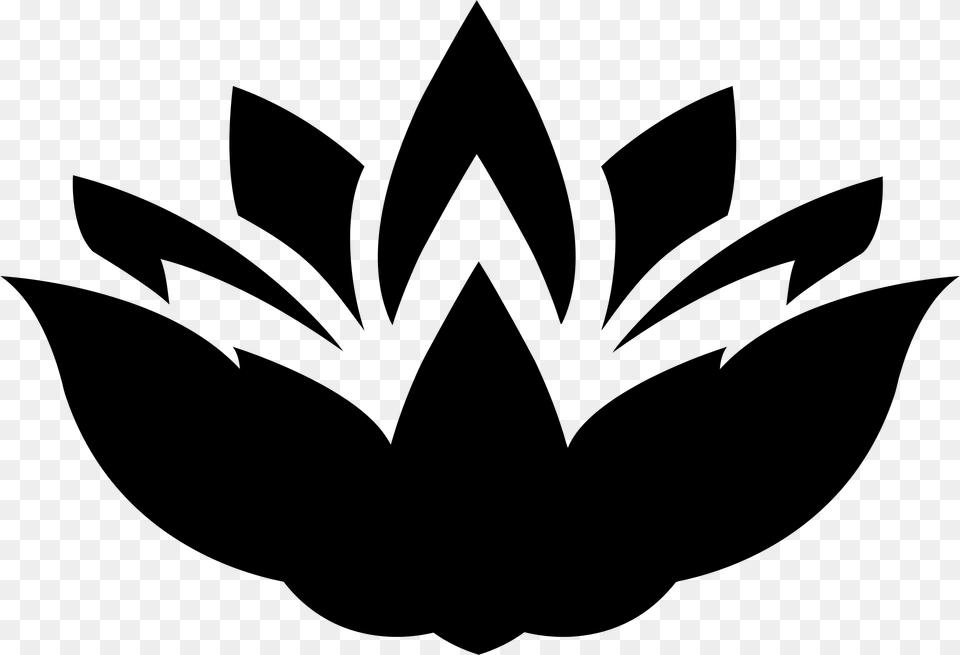 Lotus Flower Logo Lotus Flower Vector, Gray Free Png Download