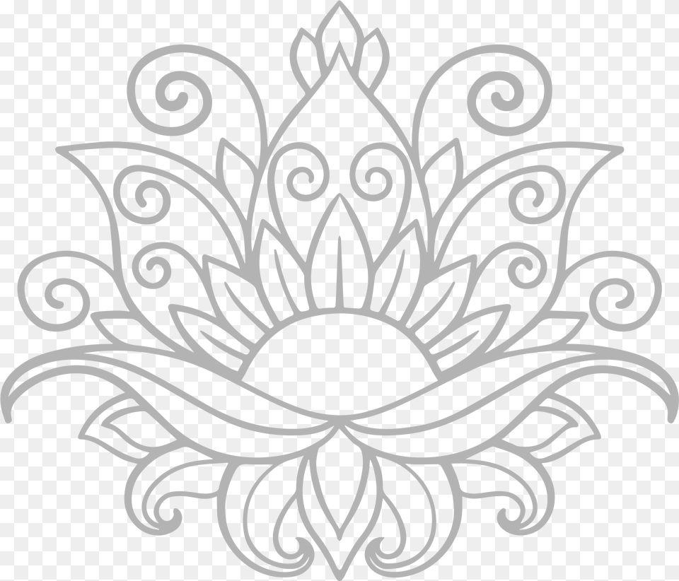 Lotus Flower Lotus Flower Mandala Simple, Art, Floral Design, Graphics, Pattern Free Png Download