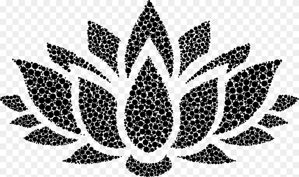 Lotus Flower Silhouette Vector Lotus Flower Silhouettes, Gray Free Png Download