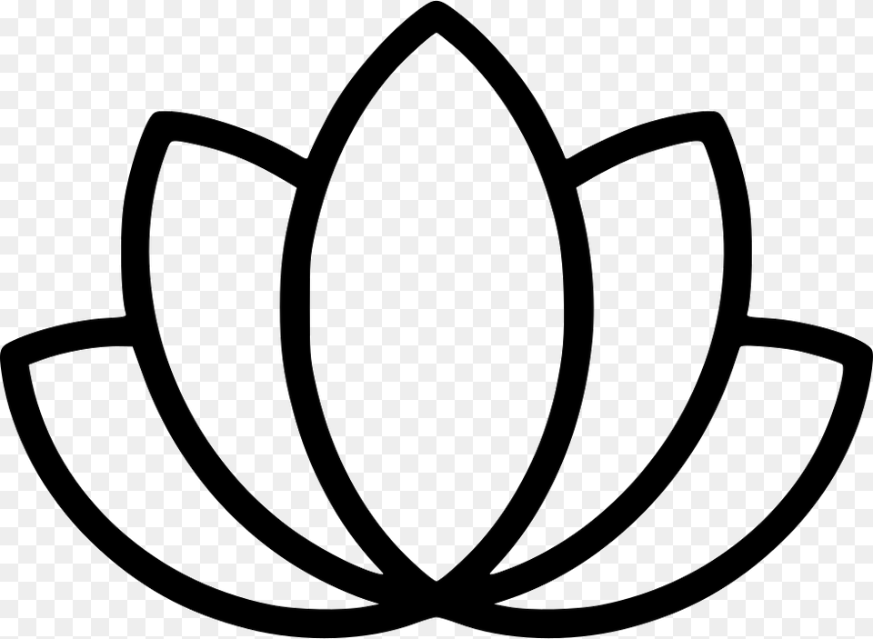 Lotus Flower Yoga Meditation Lily Icon Download, Stencil, Smoke Pipe Png Image
