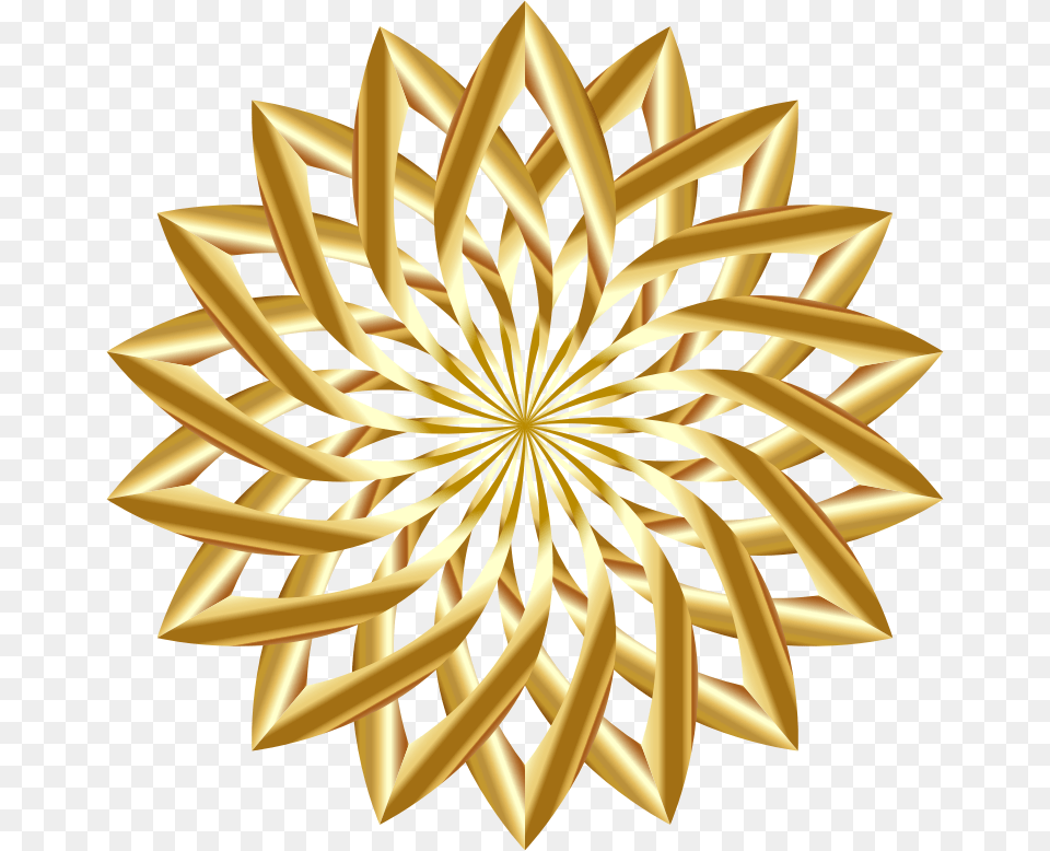 Lotus Golden Flower, Pattern, Chandelier, Lamp, Accessories Png