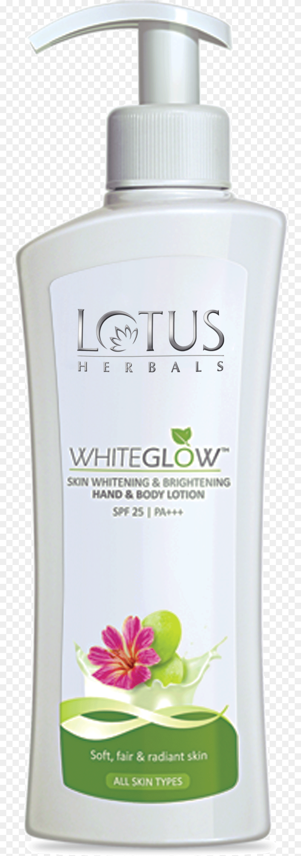 Lotus Herbal White Glow Spf 25 Hand Amp Body Lotion, Bottle, Shaker, Shampoo Free Png Download