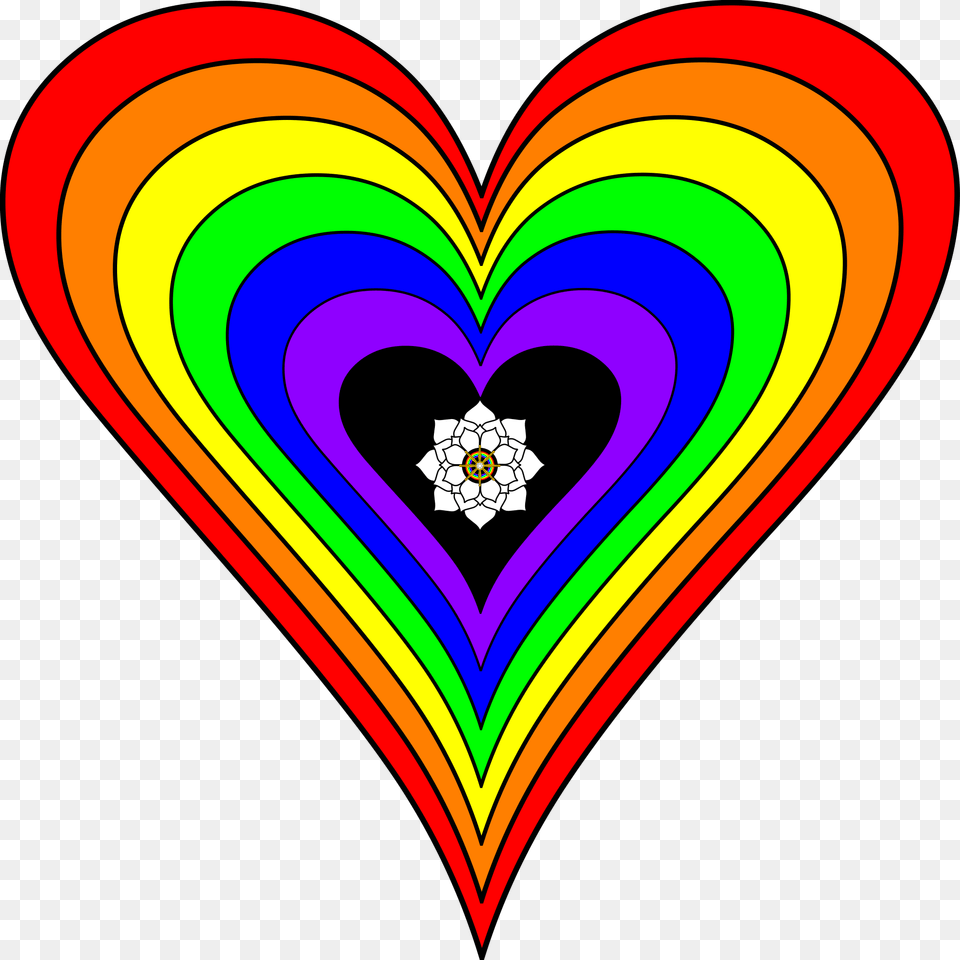 Lotus Jewel Heart, Art, Graphics, Pattern Png Image