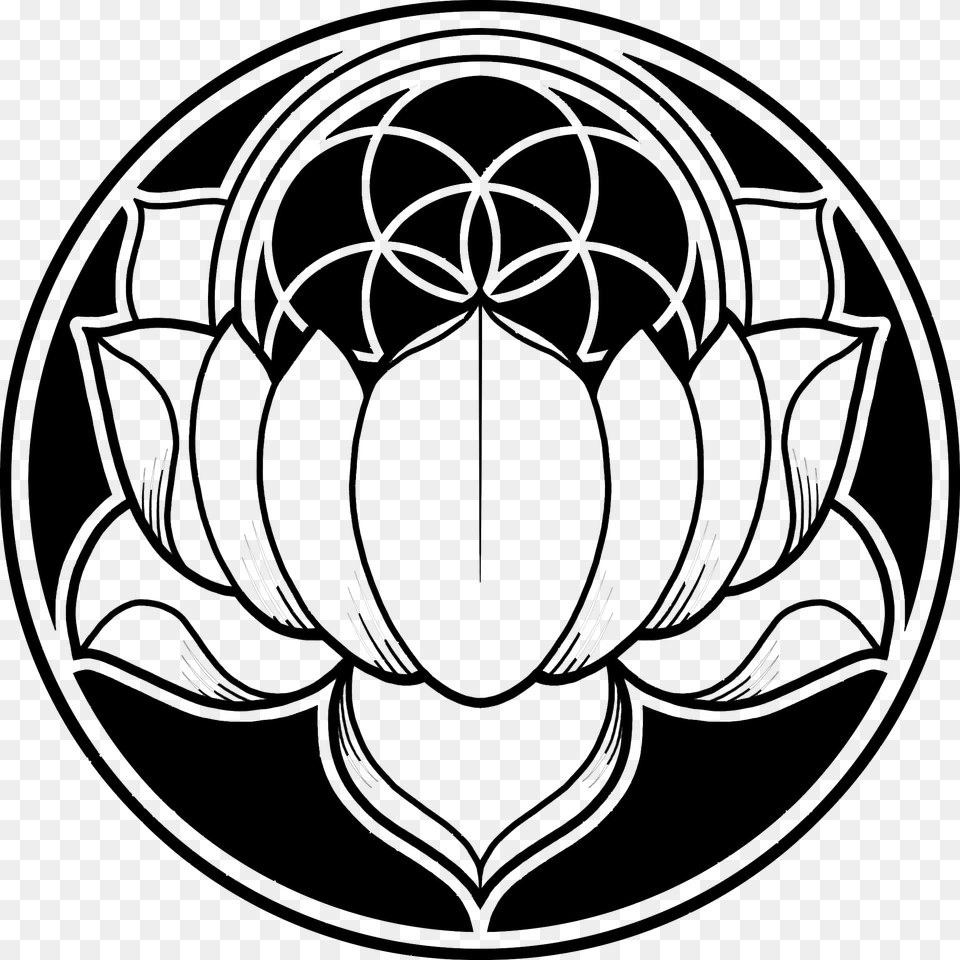 Lotus Logo Body Piercing, Symbol, Disk, Emblem Free Png
