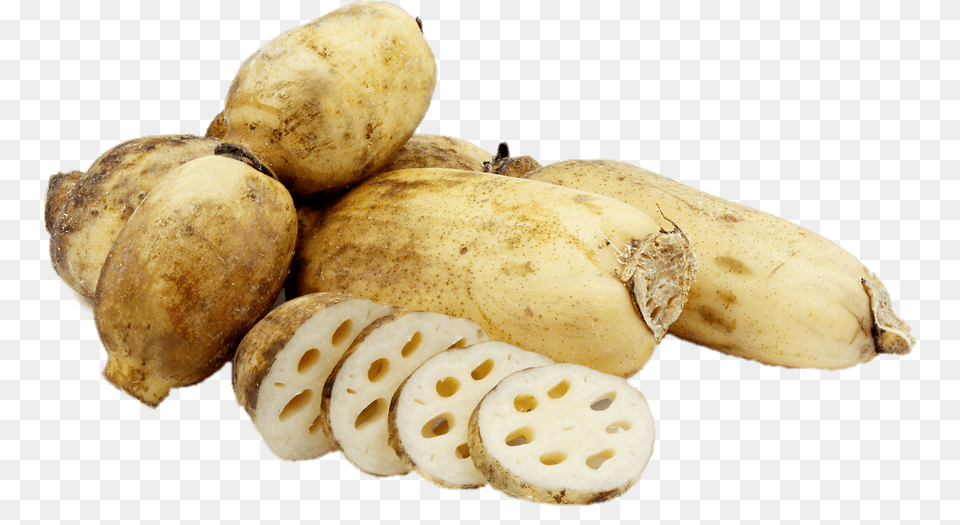 Lotus Root, Food, Plant, Potato, Produce Png Image