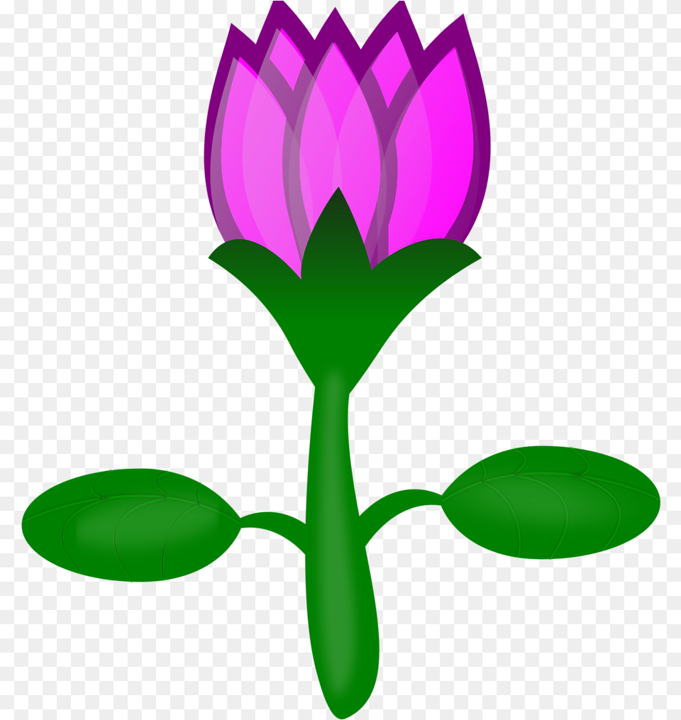 Lotus Seagull Om Svg Vector File Vector Clip Art Svg Cartoon Plants Transparent Background, Flower, Petal, Plant, Purple Free Png Download