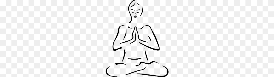 Lotus Seated Yoga Pose, Person, Face, Head, Art Png Image