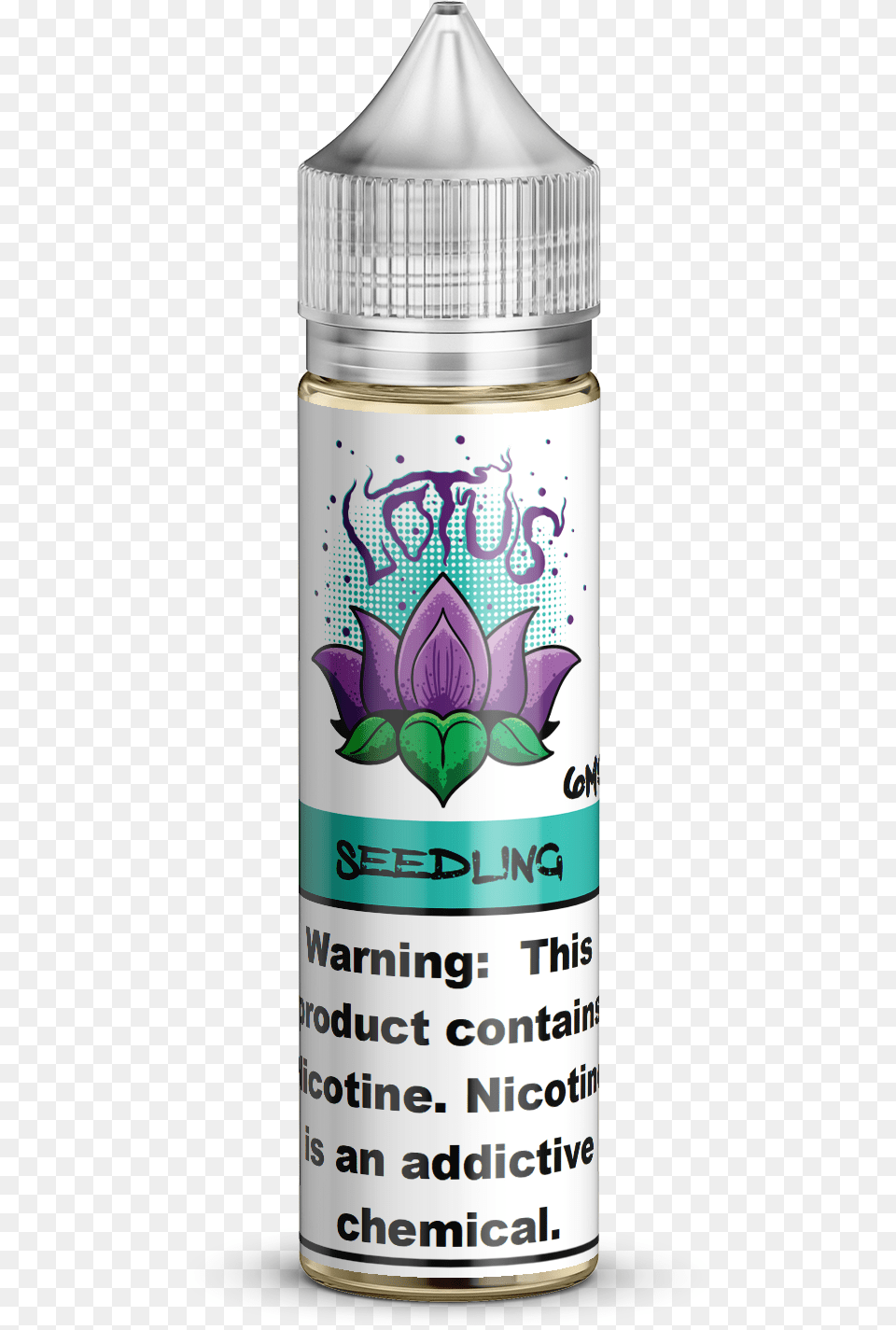Lotus Seedling Electronic Cigarette, Bottle, Cosmetics, Perfume, Paint Container Png Image
