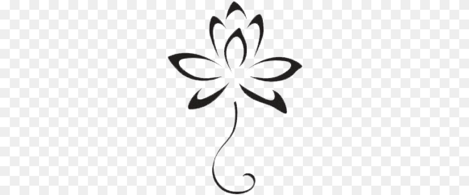 Lotus Tattoo, Symbol, Cross, Stencil, Plant Png Image