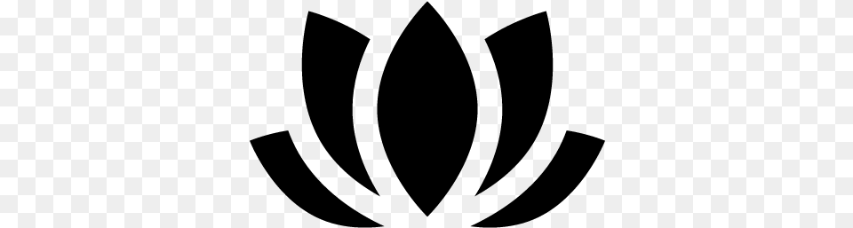 Lotus Vector Logo D Un Institut De Beaut, Gray Png Image