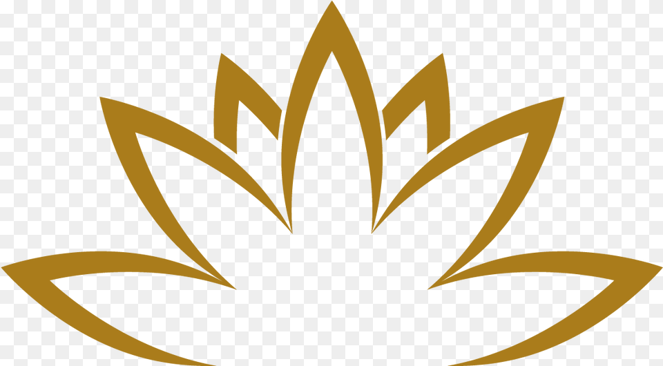 Lotus Vector Simbolo Da Estetica Dourado, Logo, Symbol, Animal, Fish Free Transparent Png