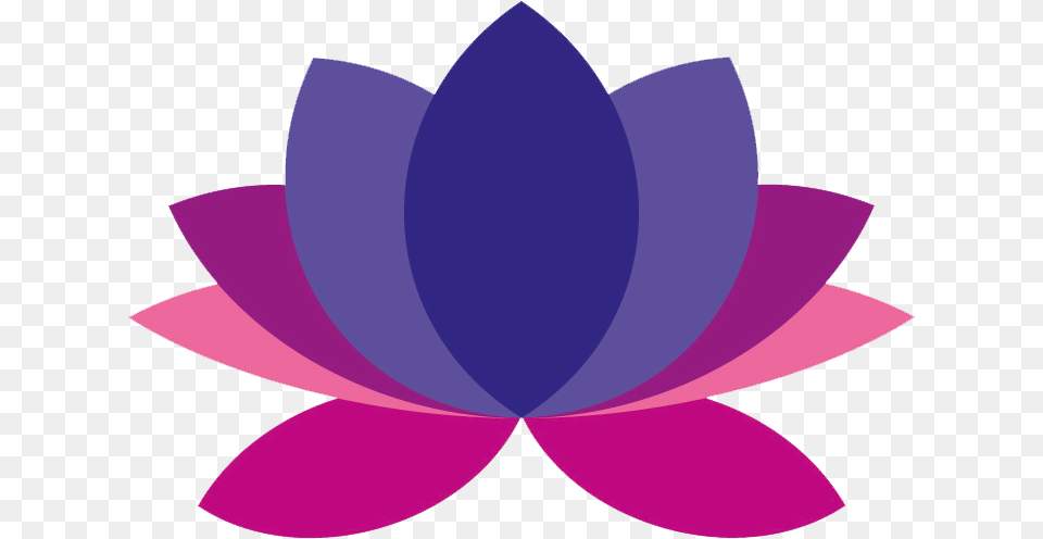 Lotus Yoga Flower Logo Meditation Icon Flower, Plant, Purple, Lily, Pond Lily Png Image