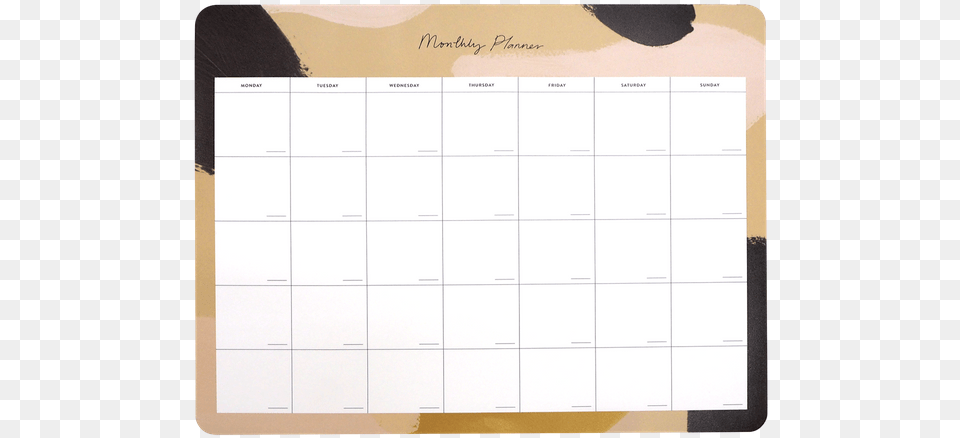 Lou Lou Monthly Desk Planner Paper, Calendar, Text Free Png Download