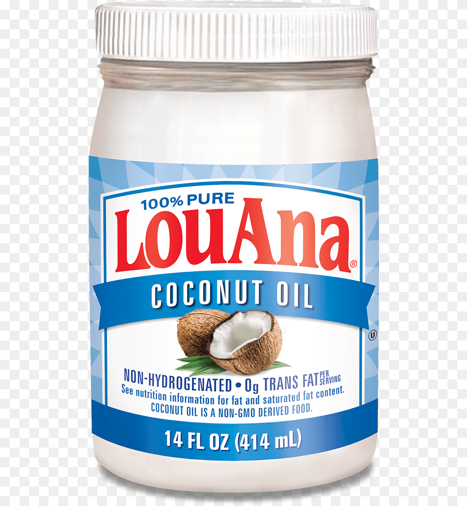 Louana Coconut Oil, Food, Fruit, Plant, Produce Free Png
