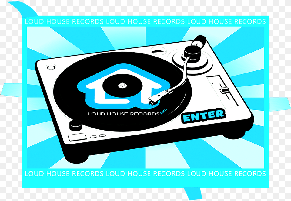 Loud House Records Turntable Vector, Computer Hardware, Electronics, Hardware, Car Free Transparent Png