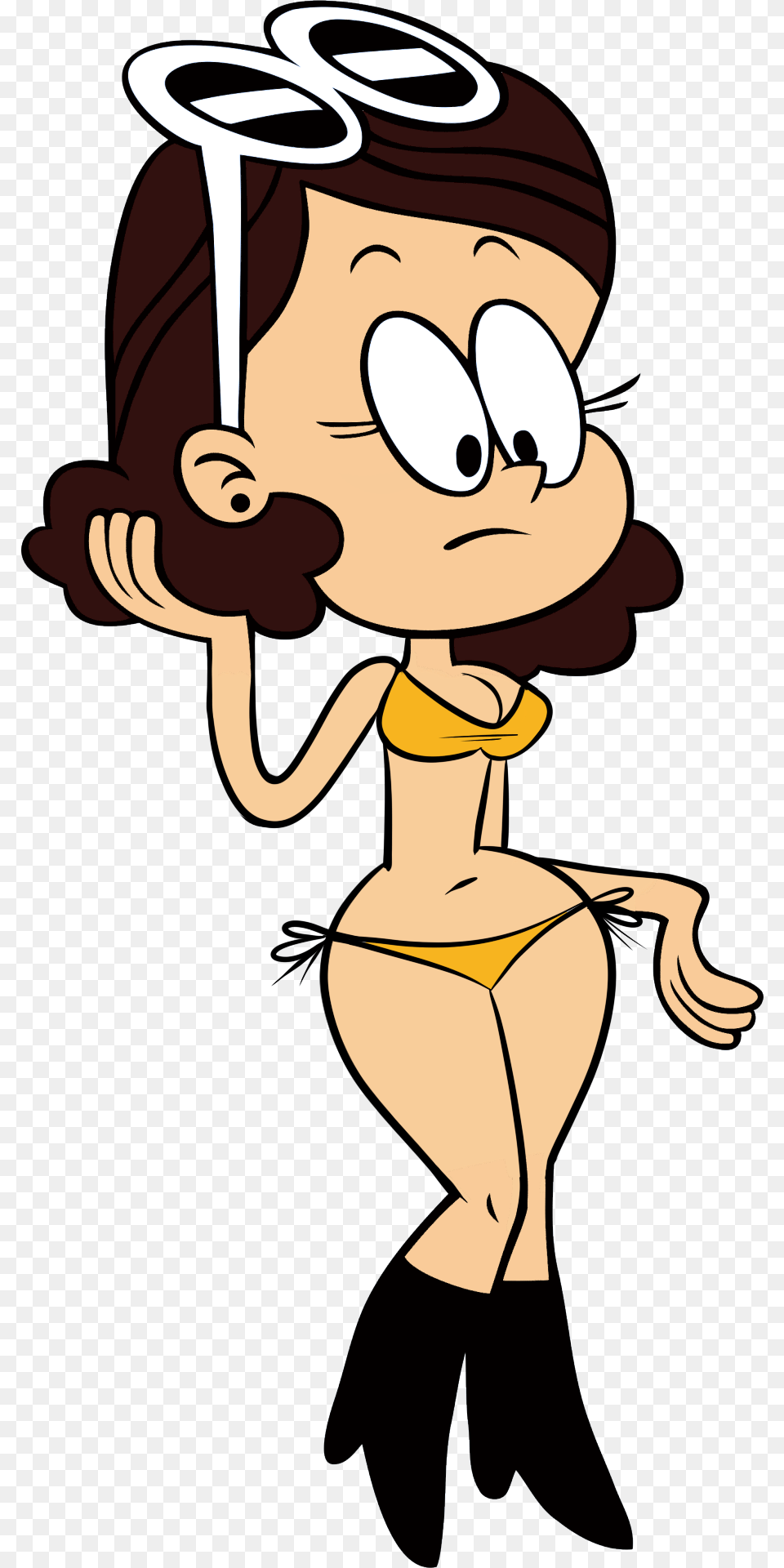 Loud House Thicc Rule 34 Clipart Download Belle The Loud House, Cartoon, Baby, Person, Face Free Png