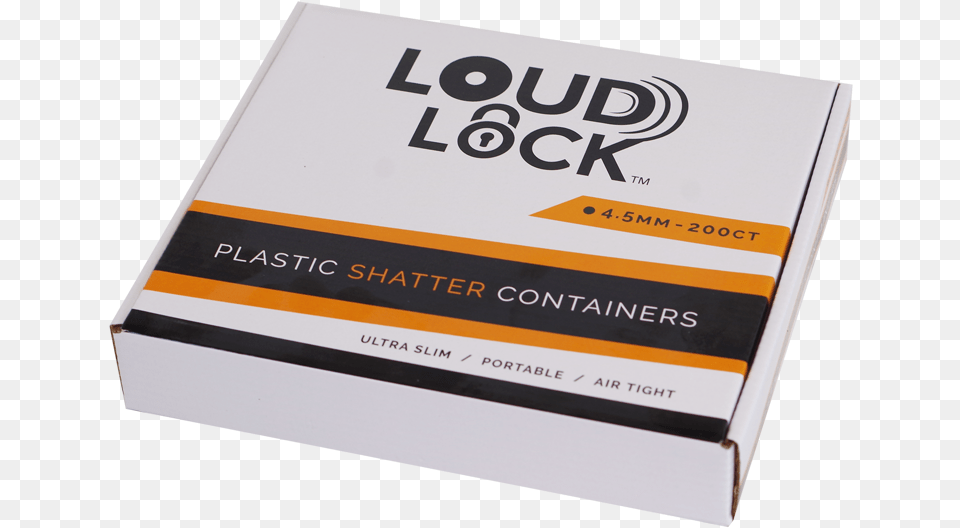 Loud Lock Plastic Shatter Container Paper, Box, Cardboard, Carton Free Transparent Png