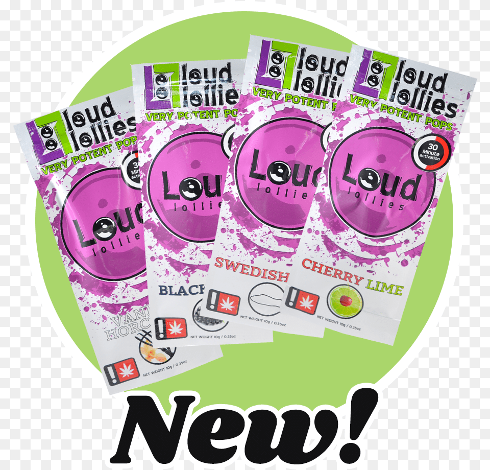 Loud Lollies Chocolate, Advertisement, Poster, Sticker, Purple Free Png