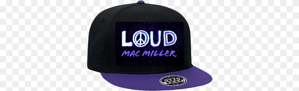 Loud Mac Miller Wool Blend Snapback For Baseball, Baseball Cap, Cap, Clothing, Hat Free Png Download
