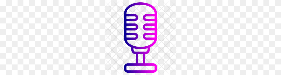 Loud Mic Microphone Audio Announcement Radio Studio Icon, Light Free Png