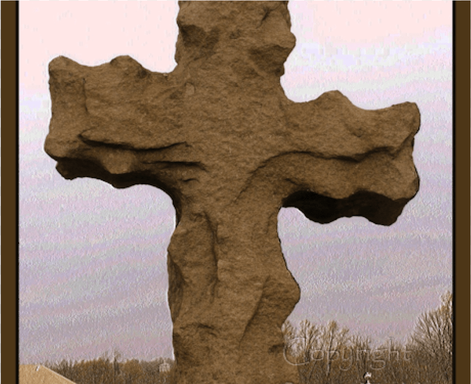 Louden Park Cemetery Rugged Cross Stonefield Reverie Cross, Symbol, Animal, Bird Free Png Download