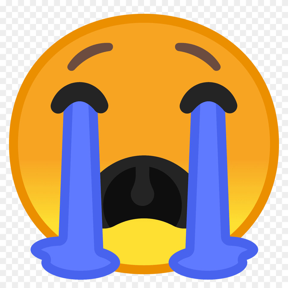 Loudly Crying Face Emoji Clipart, Sphere Free Transparent Png