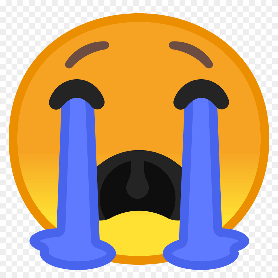 Loudly Crying Face Icon Noto Emoji Smileys Iconset Google, Sphere Png