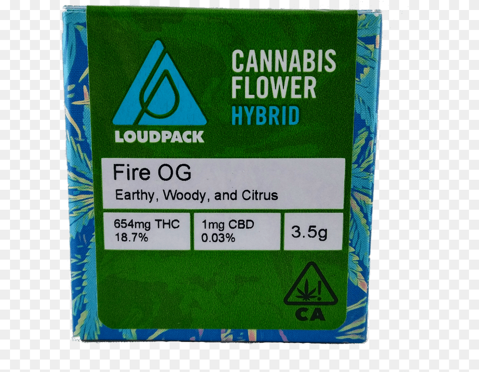 Loudpack Fire Og Hybrid Cannabis Flower Flower, Text, Symbol Free Transparent Png
