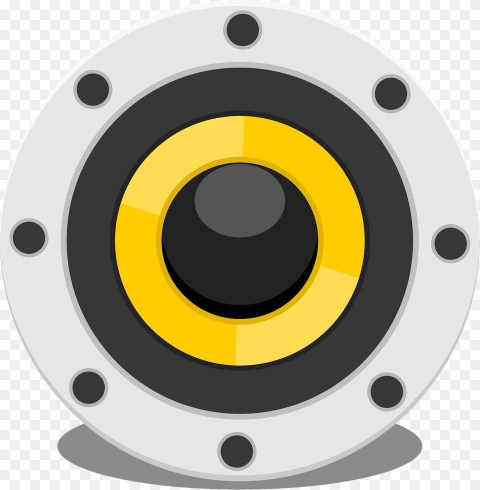 Loudspeaker Clipart, Machine, Spoke, Disk, Electronics Png Image