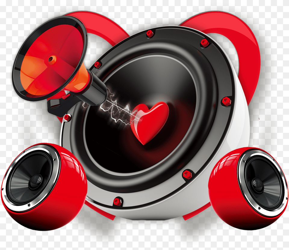Loudspeaker Sound Computer File Stereo Red Speaker, Electronics, Machine, Wheel, Car Png Image